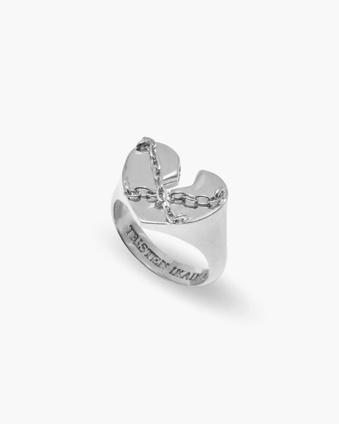 ☆人気☆【TATIANA】☆Witty Cubic Heart One-Touch Earrin.g☆ Designer fashion, Seoul-fully created | W Concept